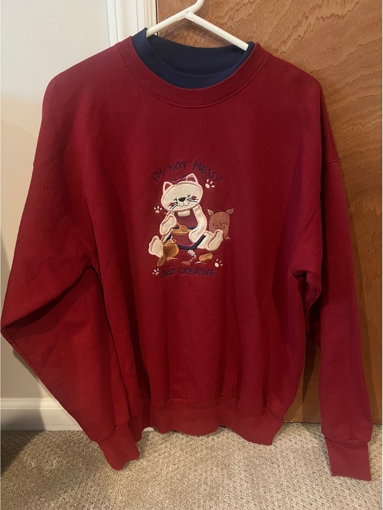 Vintage Other - Vintage “I’m Not Messy” Baking Crewneck